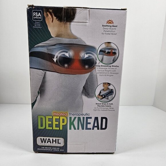 Wahl Deep Knead Heated Massage Therapy Wrap Back Shoulder Pain Relief Model 4270 - Picture 4 of 7